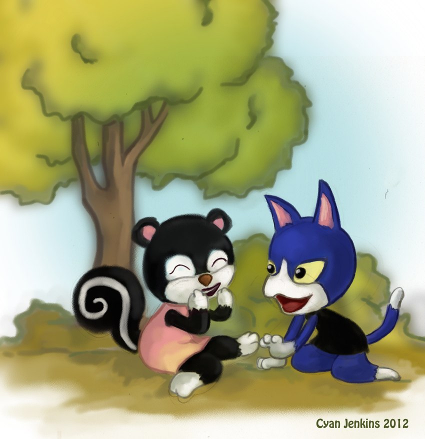 blaire and tom (animal crossing and etc) created by shadowcy