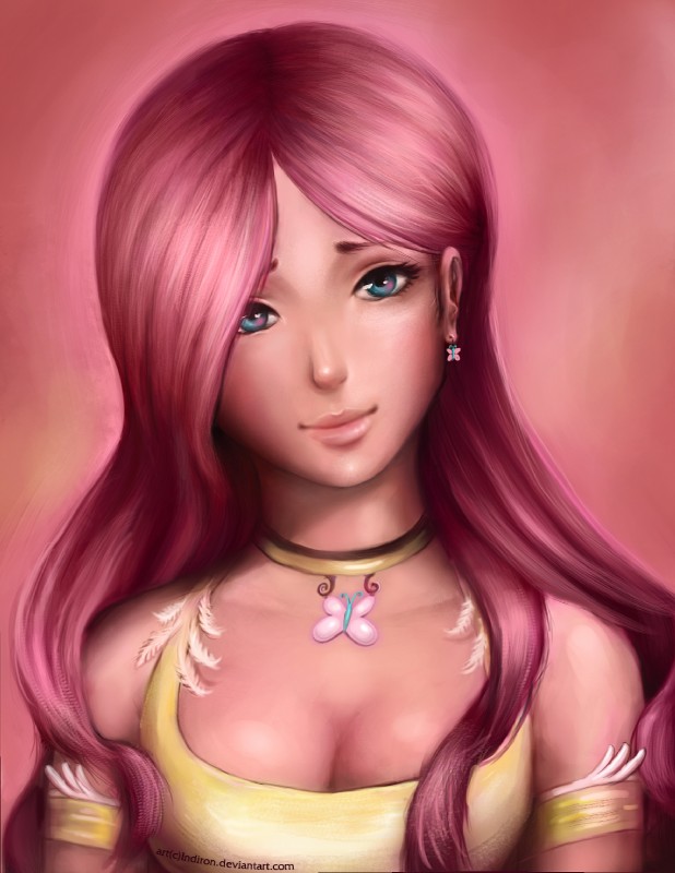 fluttershy (friendship is magic and etc) created by indiron