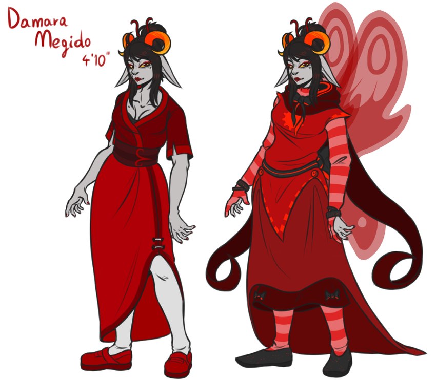 damara megido (ms paint adventures and etc) created by striding feather