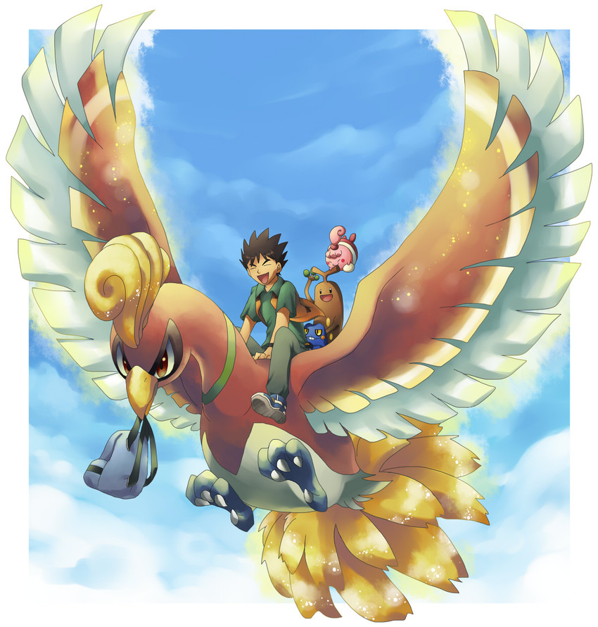 brock and pokemon trainer (mythology and etc) created by ev133