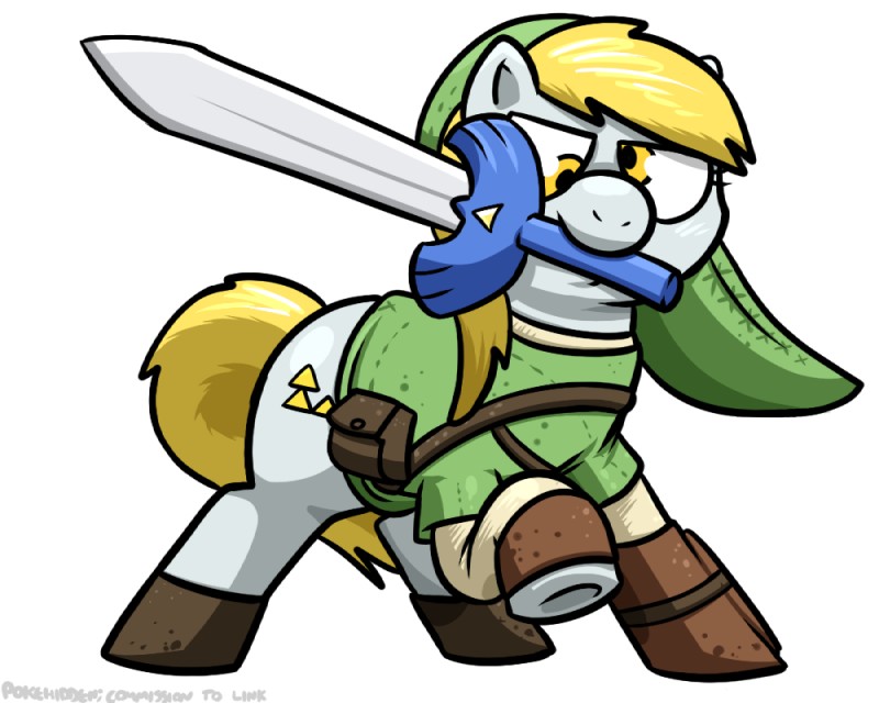 derpy hooves and link (friendship is magic and etc) created by pokehidden