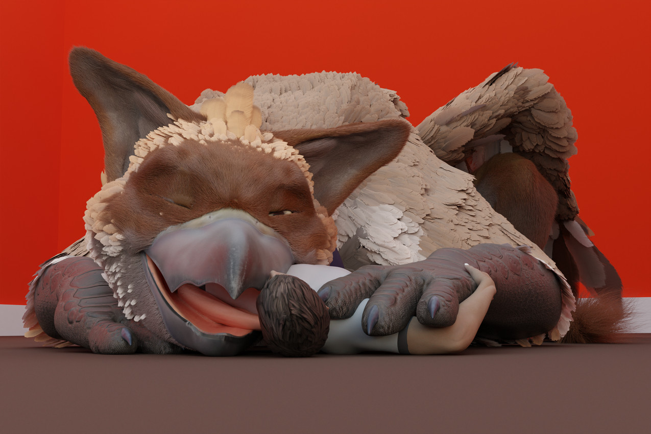 gryphon (mythology) created by racf92