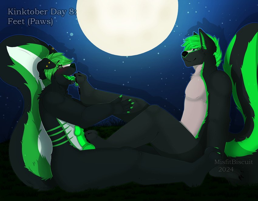 cam skunk and nt skunkington created by misfitbiscuit