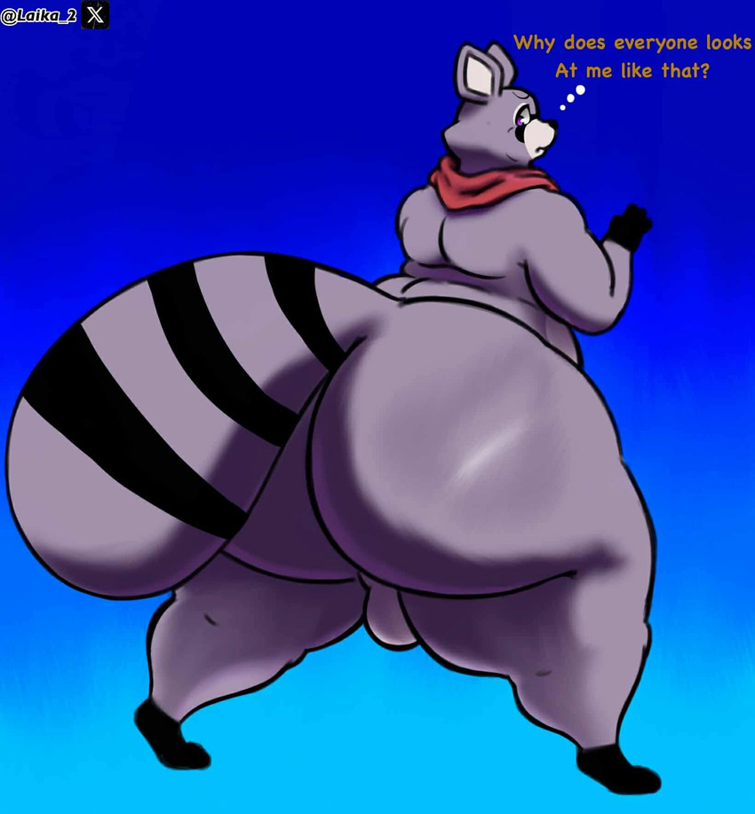rambley raccoon (indigo park) created by lazy dogg0