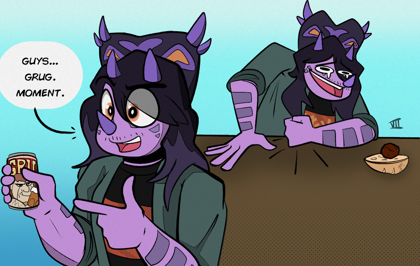 joel and trent (goodbye volcano high and etc) created by seven (artist)