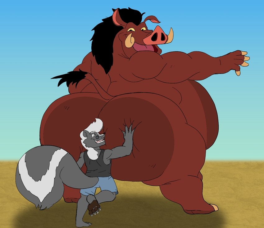 pumbaa and ray rhythmus (the lion king and etc) created by zayantics