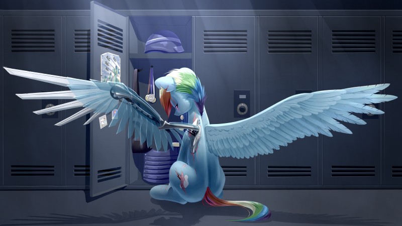 rainbow dash (friendship is magic and etc) created by underpable