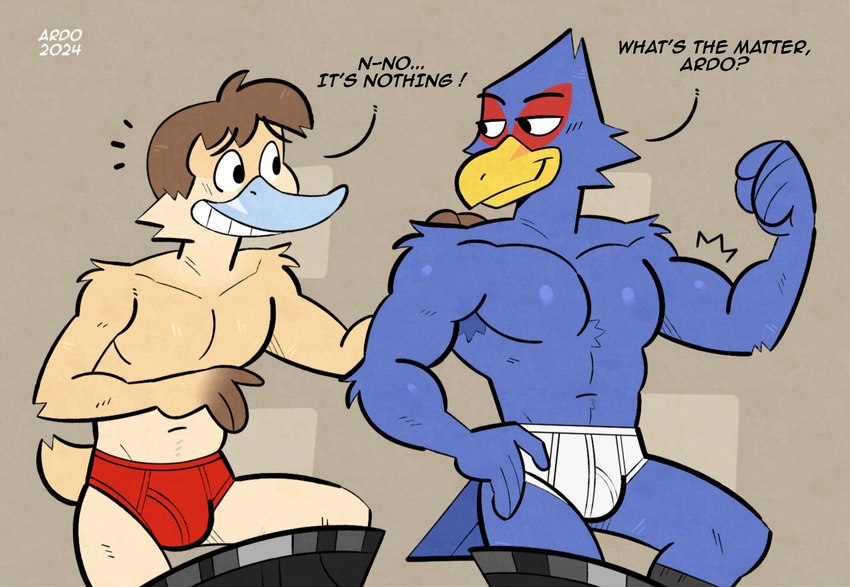 ardo and falco lombardi (national underwear day and etc) created by tadaoardo