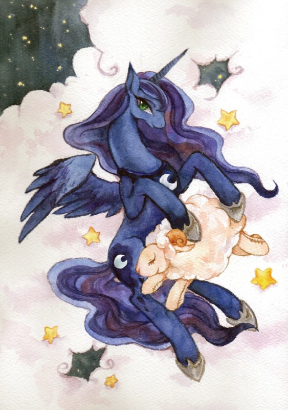 princess luna (friendship is magic and etc) created by akasou