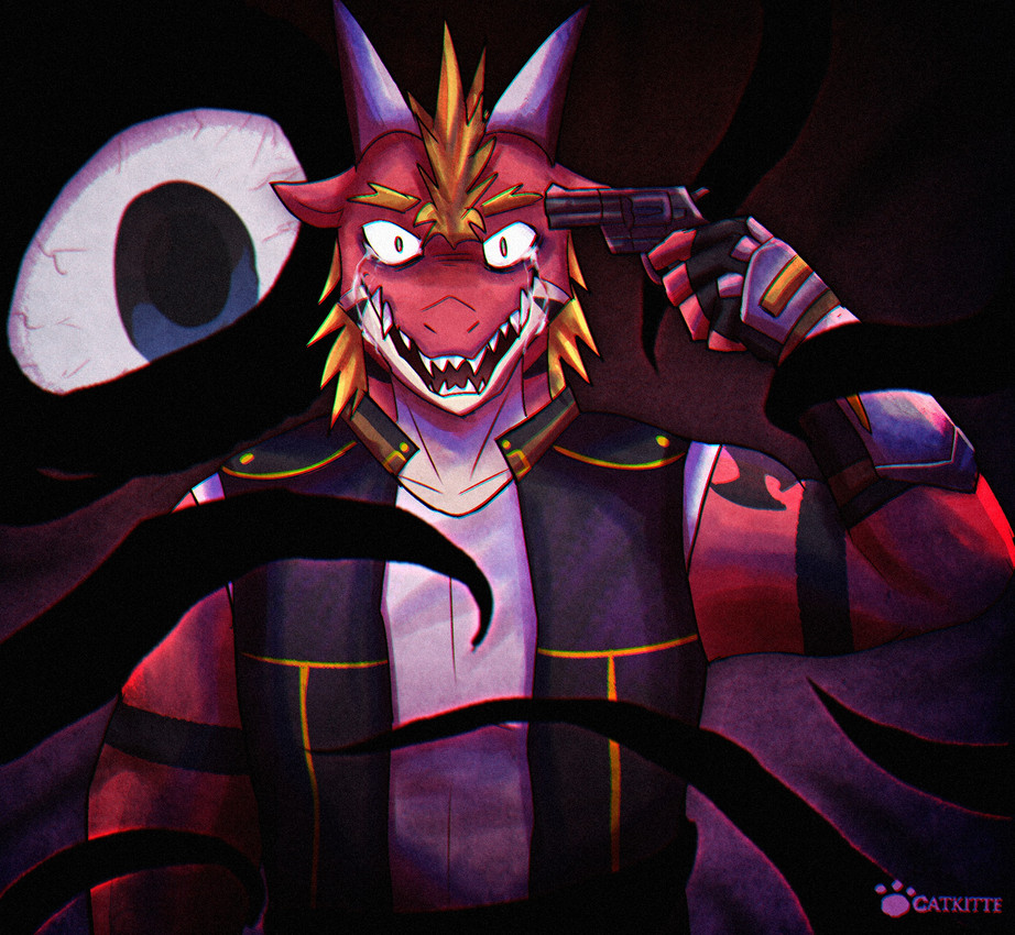 delga and kuromaru (mythology and etc) created by catkitte