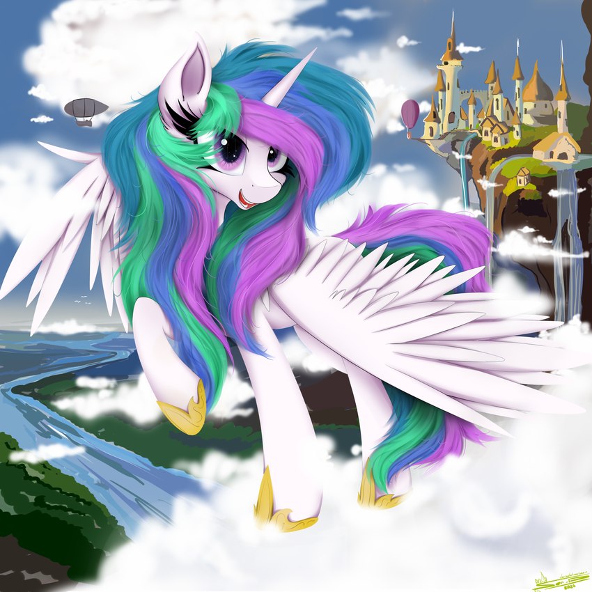 princess celestia (friendship is magic and etc) created by ser-p