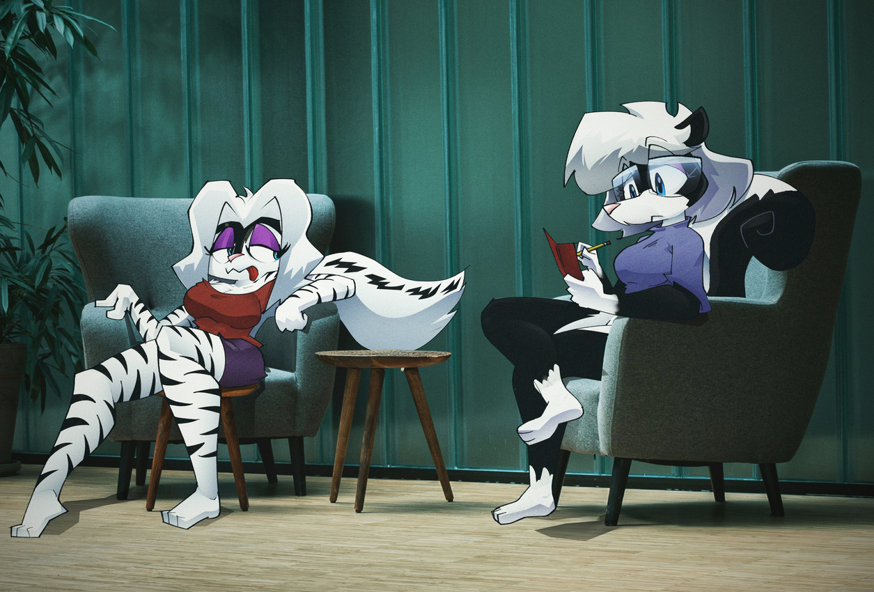 sabrina and zig zag (sabrina online) created by hifrogeno