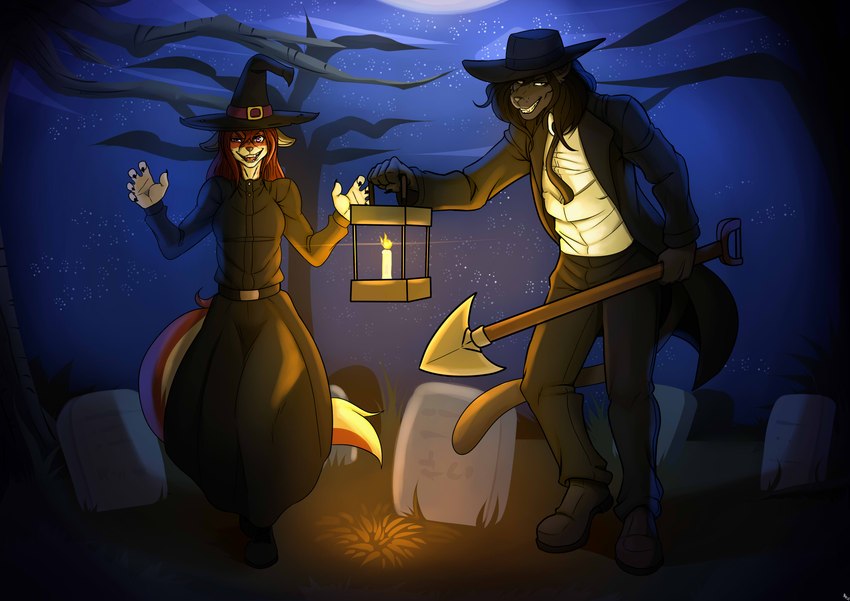 jack oggstrosse and zoey (halloween) created by riro ryder