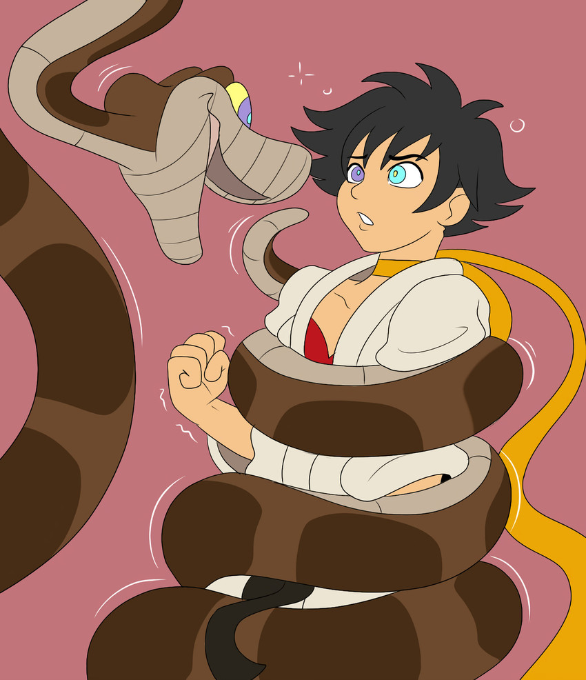 kaa and makoto (the jungle book and etc) created by plsgts