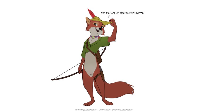 maid marian (robin hood (disney) and etc) created by letodoesart