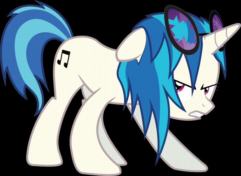 vinyl scratch (friendship is magic and etc) created by sdc2012