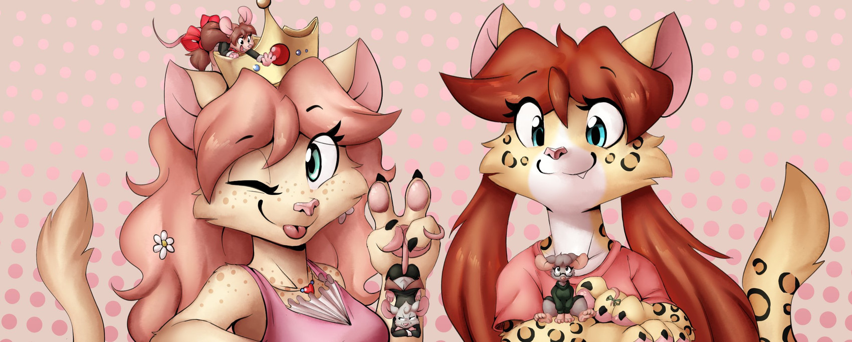 chloe, edie, lily, lyle, and princess nino created by muhny