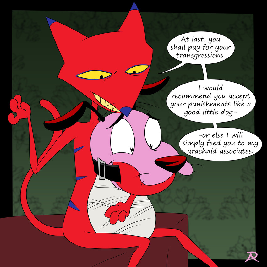 courage the cowardly dog and katz (courage the cowardly dog and etc) created by radasus