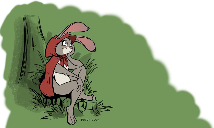 judy hopps and little red riding hood (little red riding hood (copyright) and etc) created by dutch (artist)