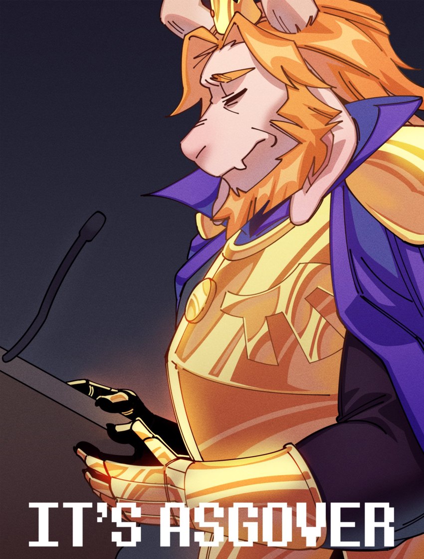 asgore dreemurr (undertale (series) and etc) created by licollisa