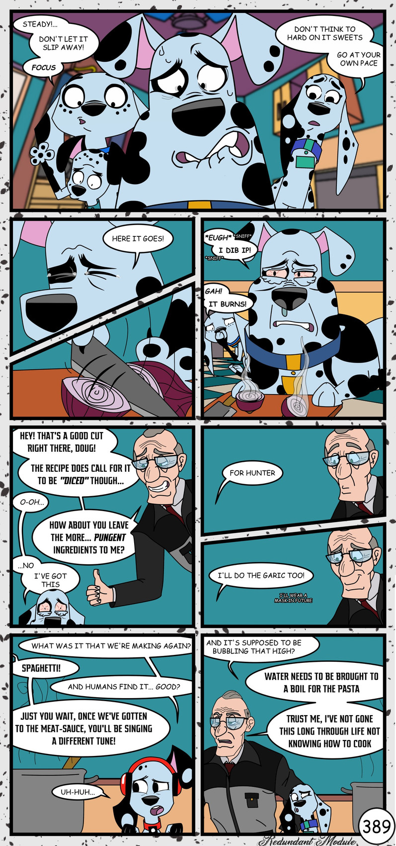 dawkins, delilah, dolly, d.j., doug, and etc (101 dalmatian street and etc) created by redundantmodule