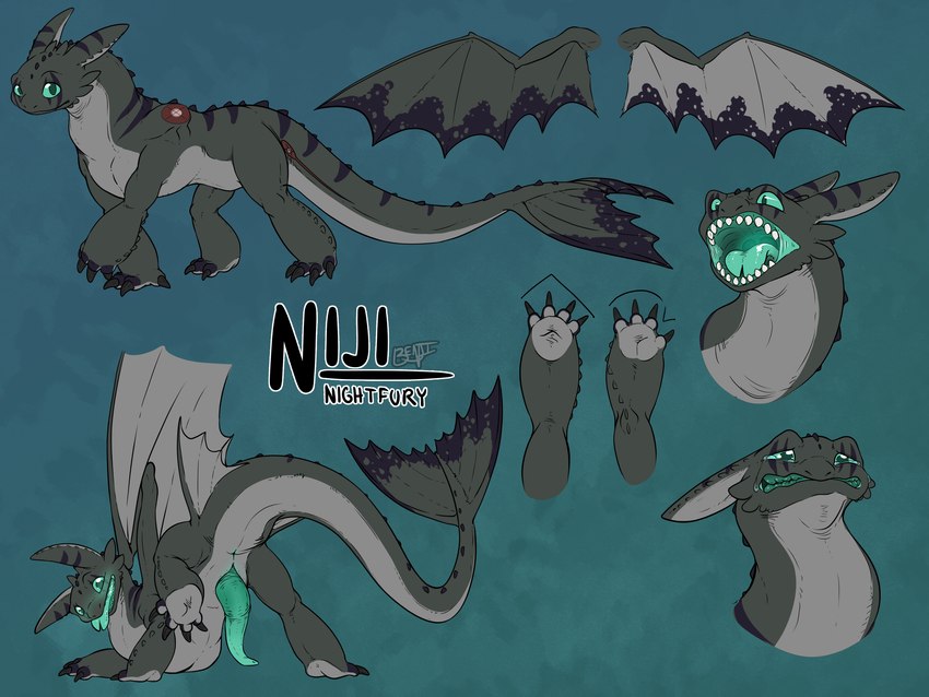 niji (how to train your dragon and etc) created by benji (artist)