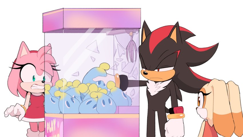 amy rose, cream the rabbit, and shadow the hedgehog (sonic the hedgehog (series) and etc) created by toonsite