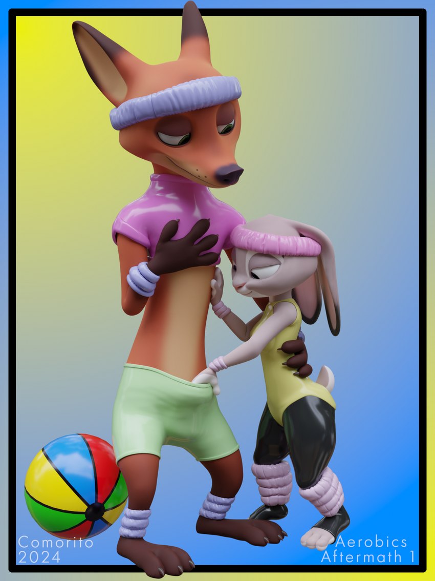 judy hopps and nick wilde (zootopia and etc) created by comorito