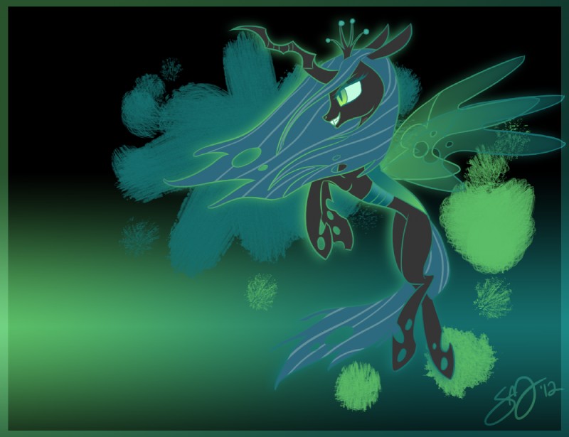 queen chrysalis (friendship is magic and etc) created by probablyfakeblonde