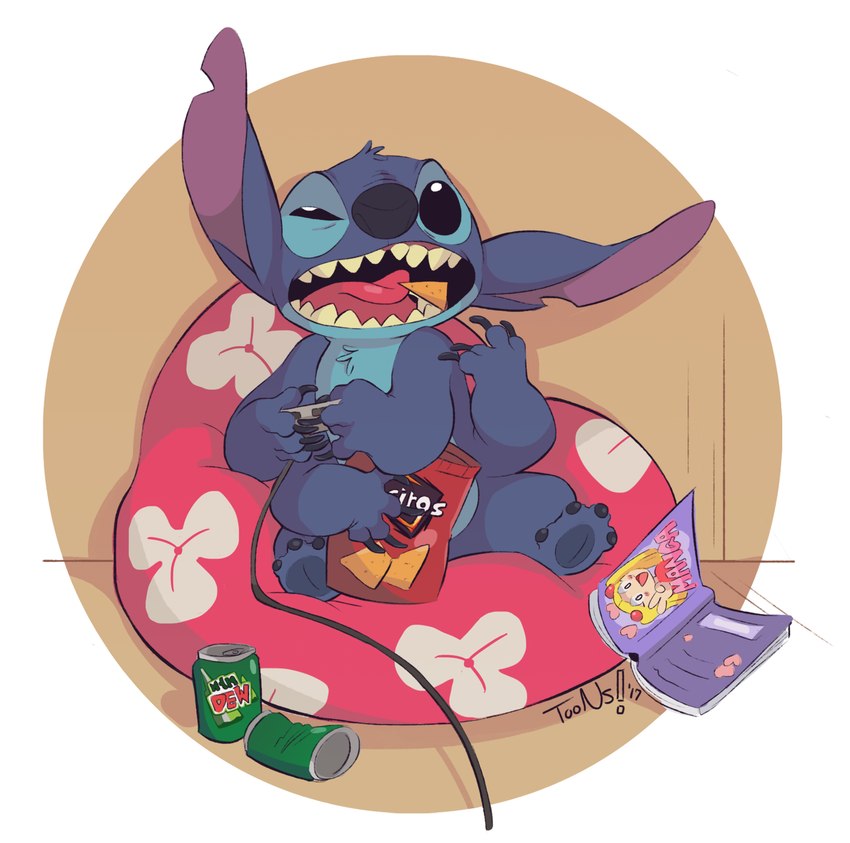 stitch (lilo and stitch and etc) created by mannytoons95