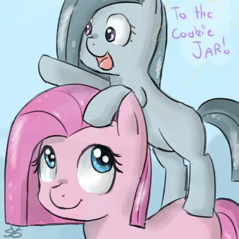 marble pie, pinkamena, and pinkie pie (friendship is magic and etc) created by speccysy