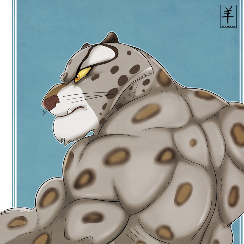 tai lung (kung fu panda and etc) created by aaron (artist)