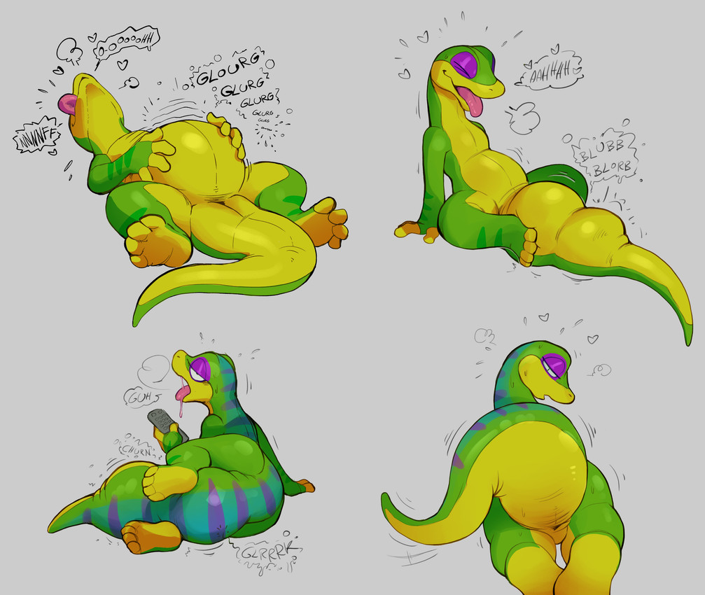 gex the gecko (gex (series)) created by stalvelle
