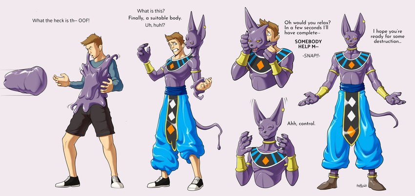 beerus (dragon ball super and etc) created by badroy