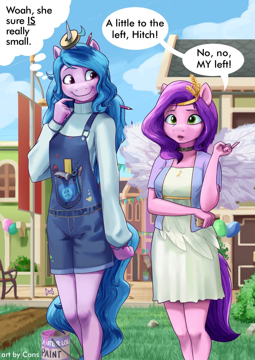 izzy moonbow and pipp petals (my little pony and etc) created by pwnagespartan