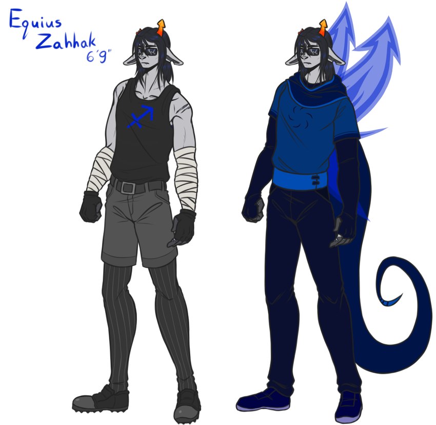 equius zahhak (ms paint adventures and etc) created by striding feather