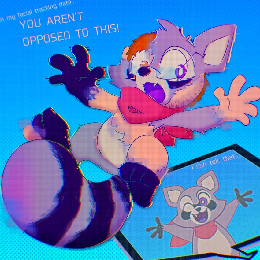 rambley raccoon (indigo park) created by randomperindeed (artist)