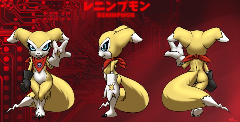 fan character and renimpmon (bandai namco and etc) created by furball