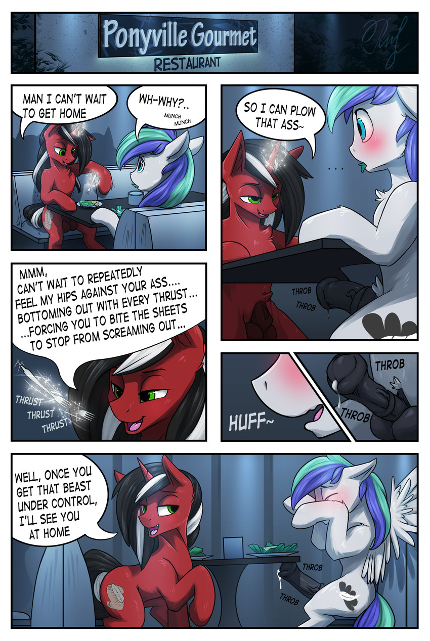 fan character, phantom, and storm feather (my little pony and etc) created by phenyanyanya