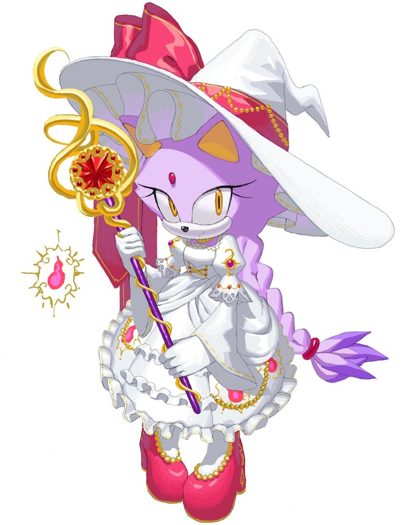 blaze the cat (sonic the hedgehog (series) and etc) created by 3i8akira