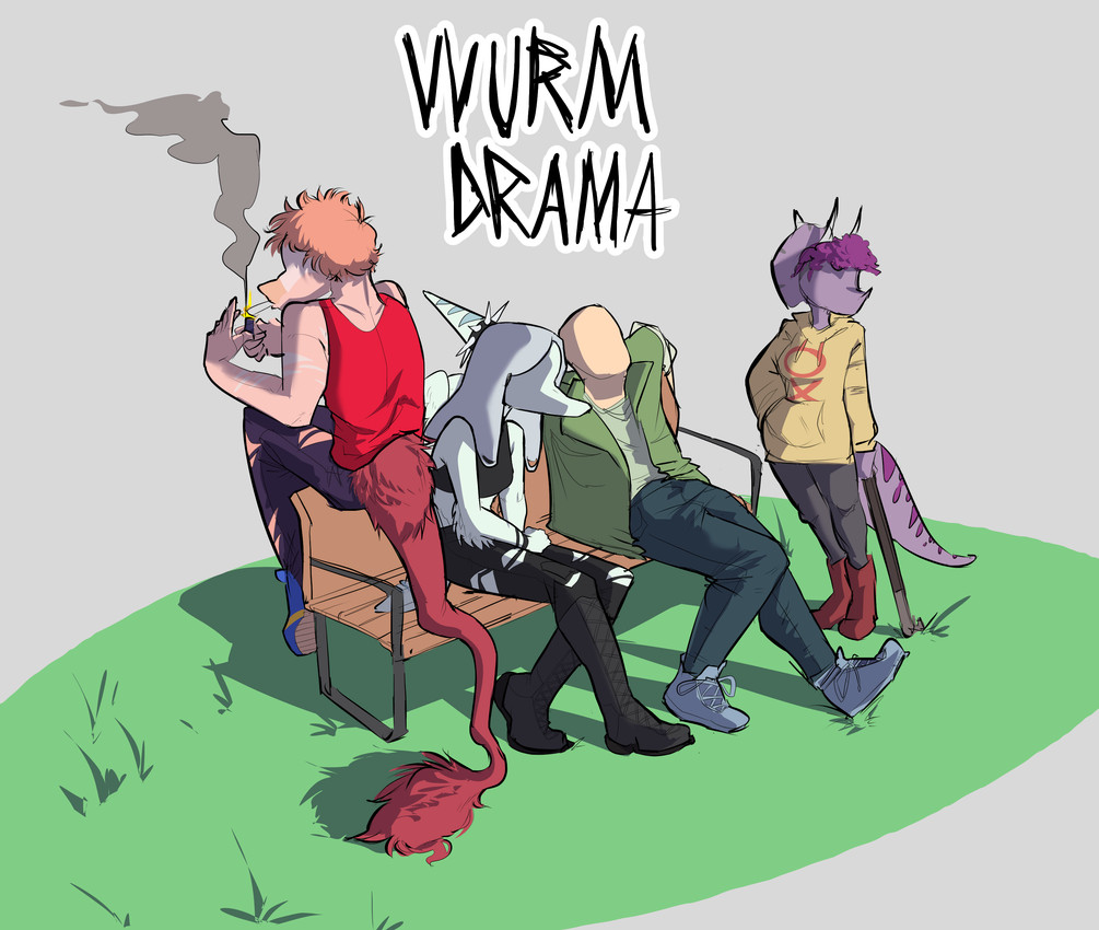 anon, fang, reed, and trish (ko op (game developer) and etc) created by foxu