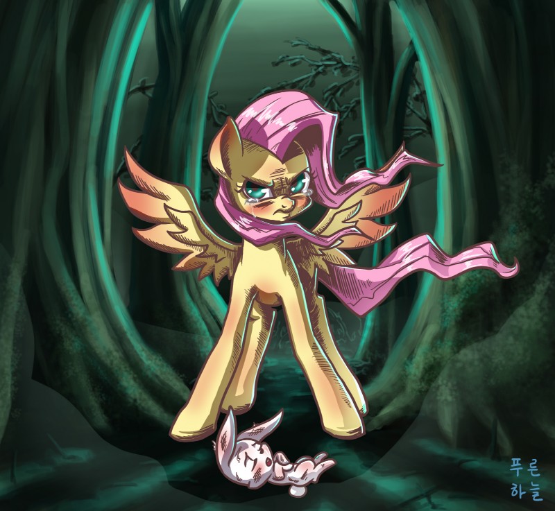 angel and fluttershy (friendship is magic and etc) created by mrs1989