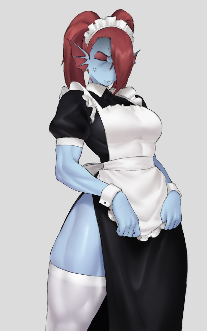 undyne (undertale (series)) created by meruzis