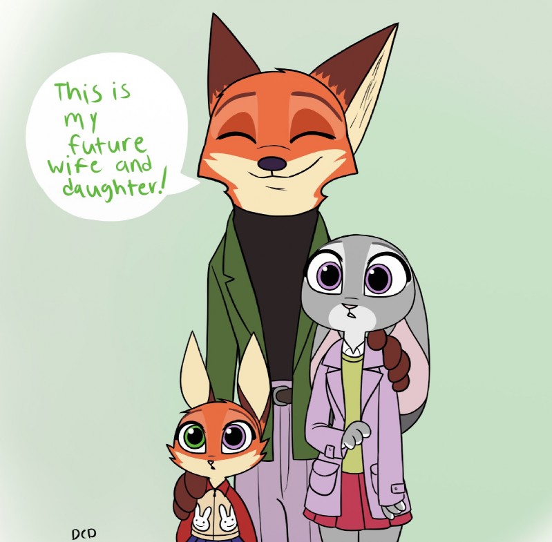 fan character, judy hopps, nick wilde, and violet (zootopia and etc) created by skelly doll