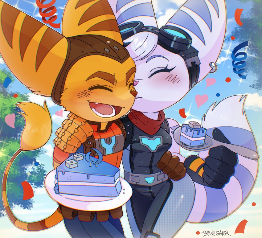 ratchet and rivet (sony interactive entertainment and etc) created by drawligator