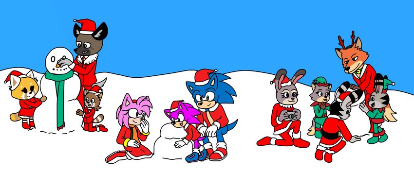 speed rose the hedgehog, jerry savage, nicole wilde, haida, sonic the hedgehog, and etc (sonic the hedgehog (series) and etc) created by ameth18 and sirinathehedgehog