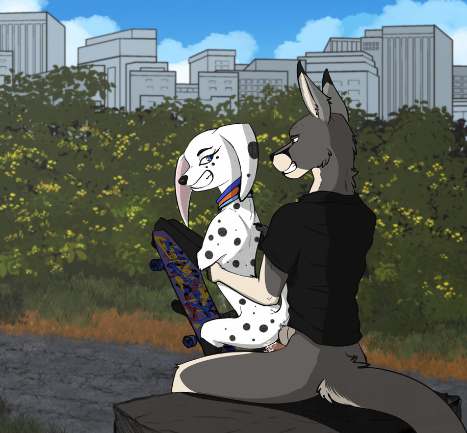 benji and dolly (101 dalmatian street and etc) created by zafara (artist)