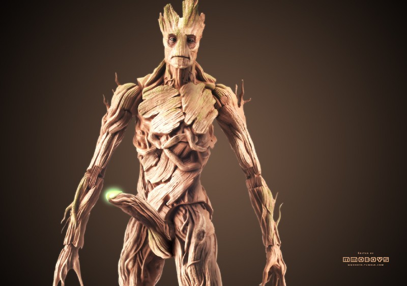 groot (guardians of the galaxy and etc) created by unknown artist