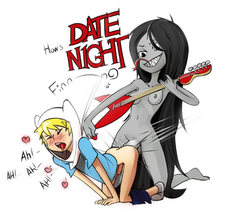 finn the human and marceline abadeer (cartoon network and etc) created by anonanim