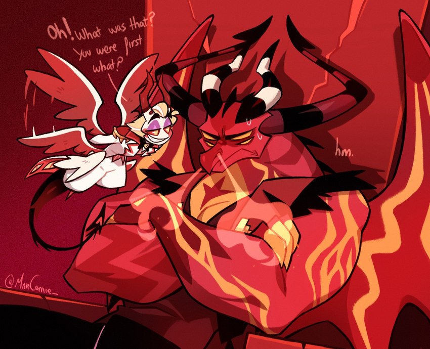 lucifer and satan (hazbin hotel and etc) created by marcomie